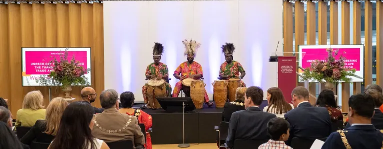 UNESCO Ceremony commencing