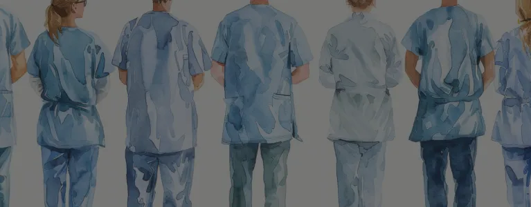 drawing of nurses