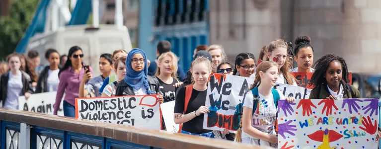Team London silent protest