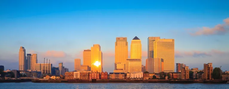 London financial district