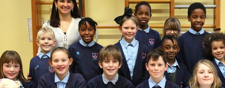 Flora Vidal and Team London Young Ambassadors from St Saviour’s School in Lambeth