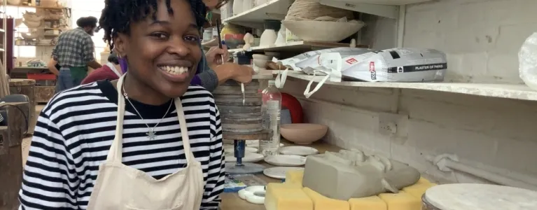 2x1 Joy Y in Ceramic Studio