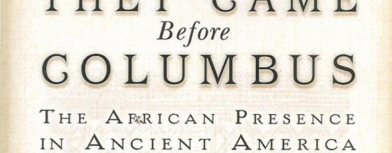 Book cover of they came before Columbus