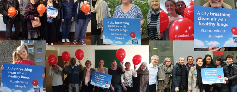 British Lung Foundation collage