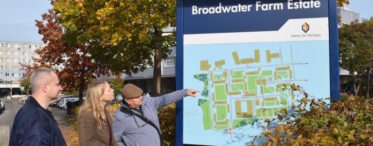 Sian on Broadwater Farm Estate