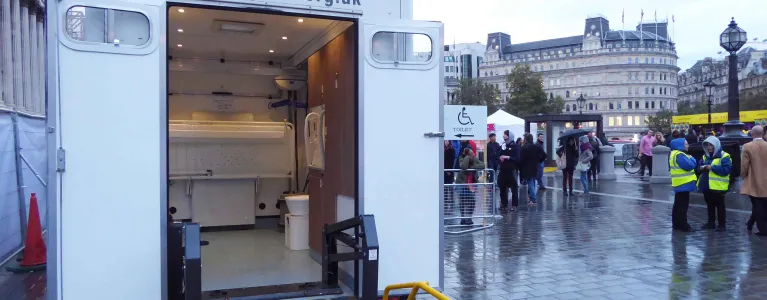 Changing places toilet