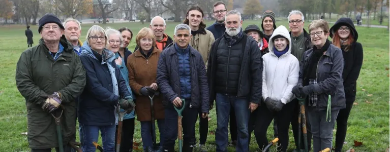 National Tree Week, November 2019 of Sadiq Khan