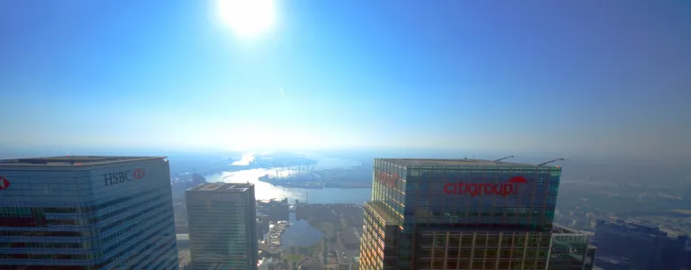East London in the sun