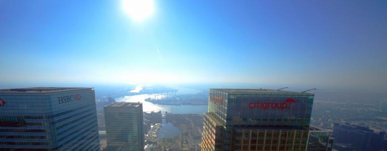 East London in the sun