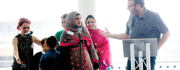 English key to integration event