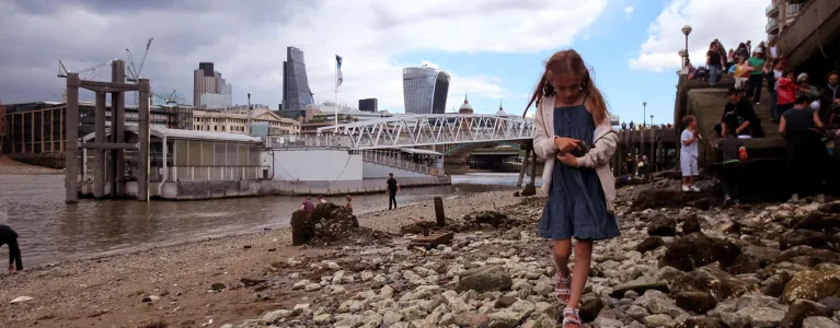 Girl on the Thames
