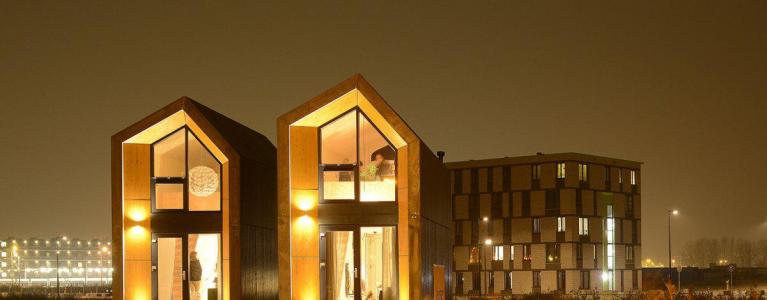 Pop-up housing built in Amsterdam