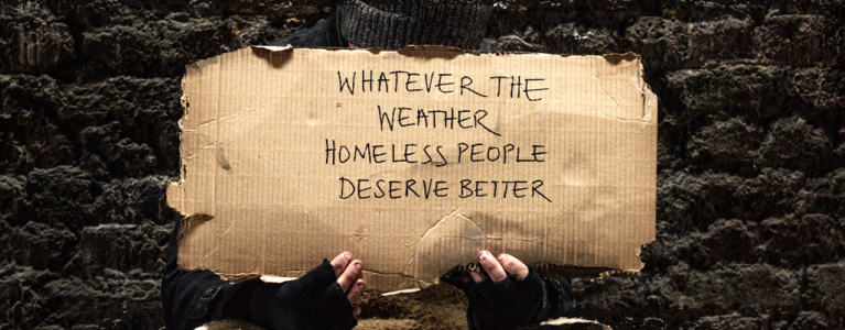Whatever the weather, homeless people deserve better
