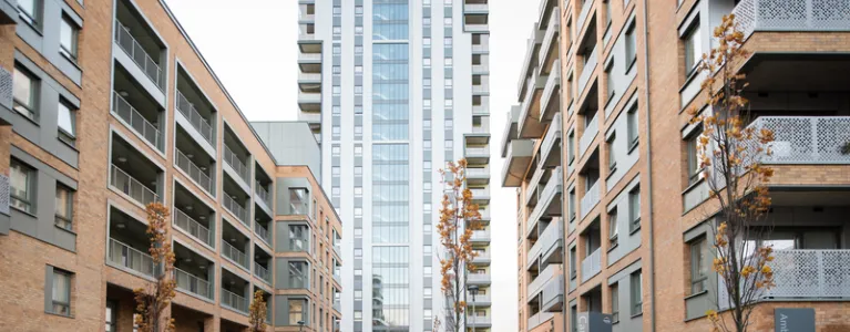 A housing development in Tottenham, North London