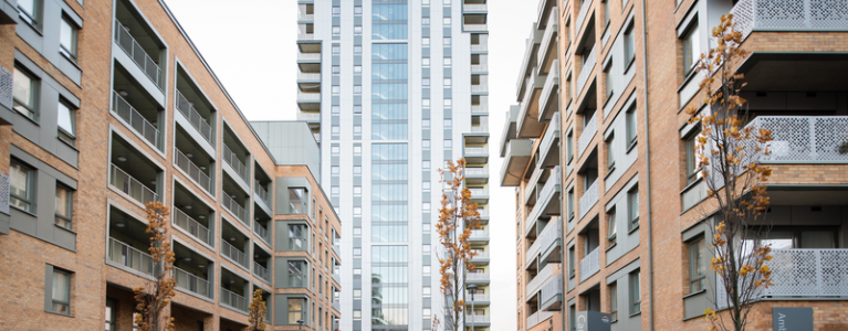 A housing development in Tottenham, North London