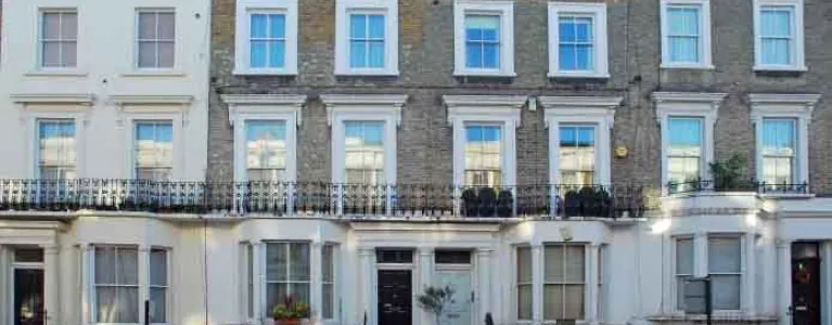 Terrace housing in London