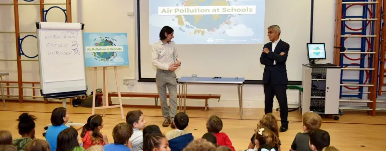 The Mayor visits Weston Primary School in Islington