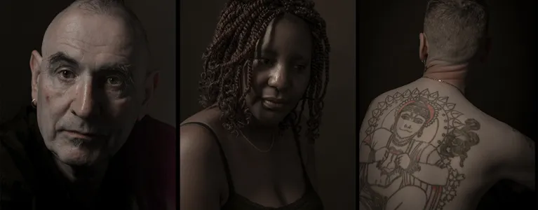 Photos of 3 AIDS survivors