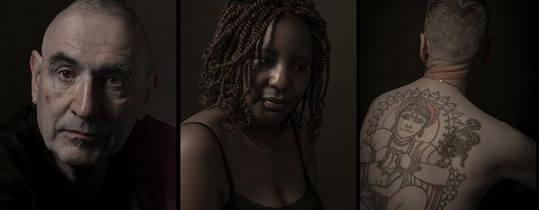 Photos of 3 AIDS survivors