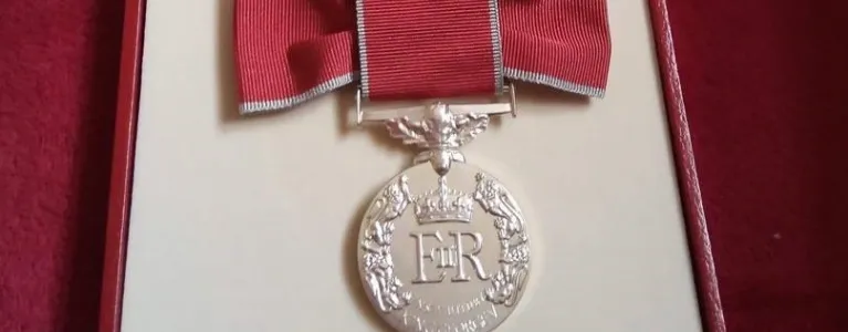Jill Hedgecock's MBE medal