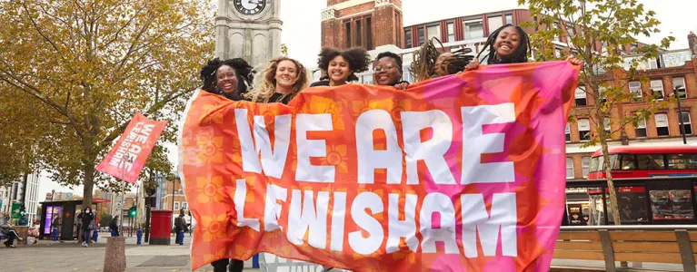 a banner of Lewisham