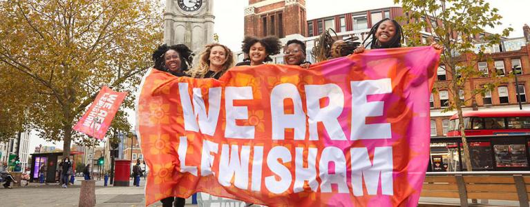 a banner of Lewisham