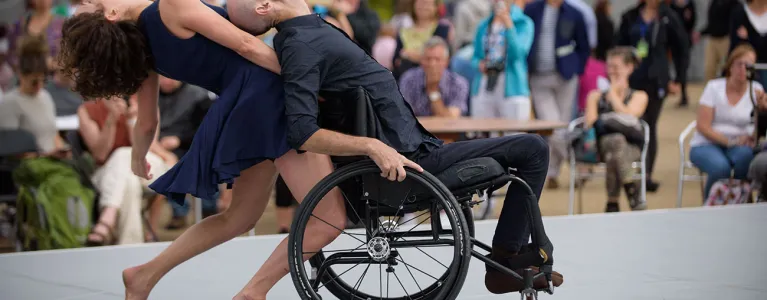Dance performance at Liberty Festival 2016 in the Queen Elizabeth Olympic Park