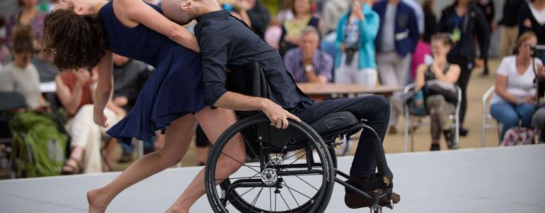Dance performance at Liberty Festival 2016 in the Queen Elizabeth Olympic Park