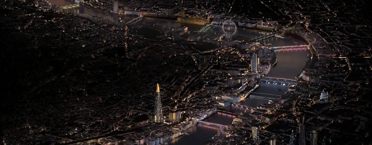 London aerial view