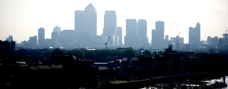 View of the London Docklands