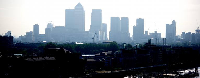 View of the London Docklands