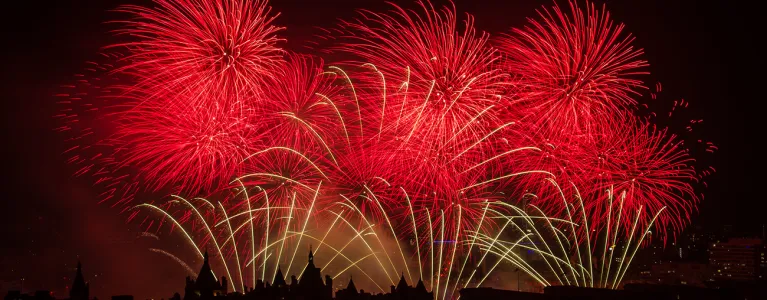 London NYE fireworks