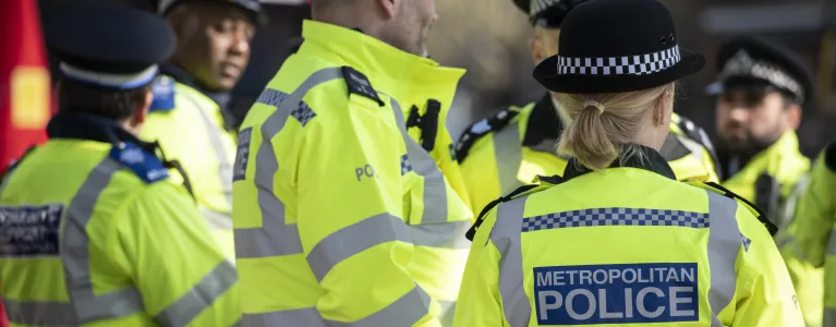 Met Police officers