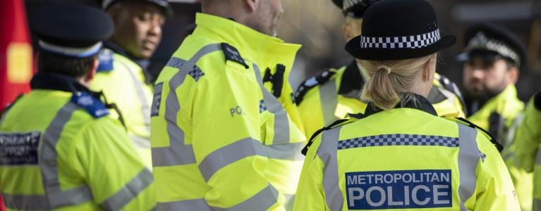 Met Police officers