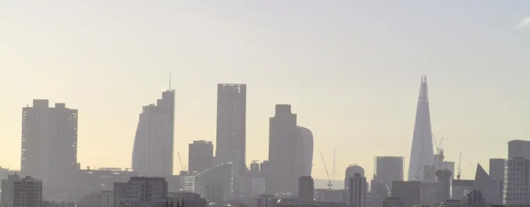 Royal Docks at sunset