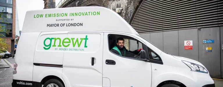 New electric vans are making deliveries in London to cut emissions