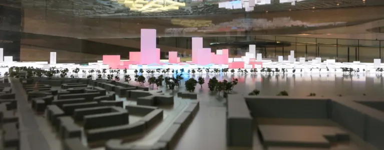 OPDC local plan scale model