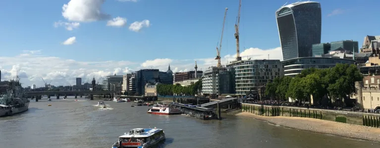River Thames with Walkie-Talkie