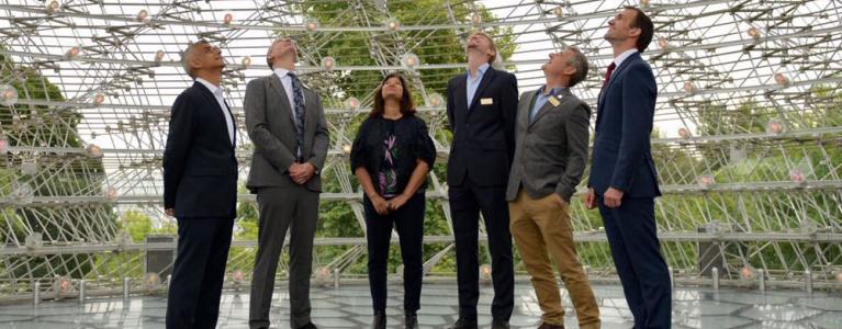Sadiq Khan at Kew Gardens