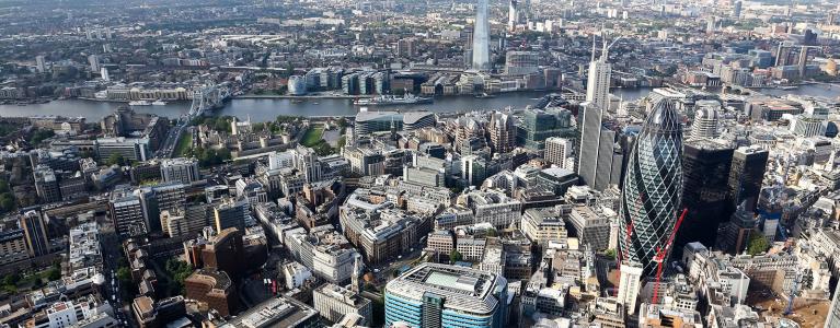 london aerial view