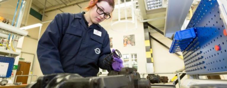 Girl apprentice
