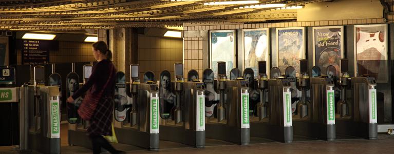 Train station barriers