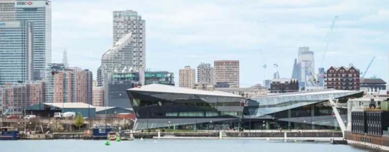 The Crystal and surrounding area