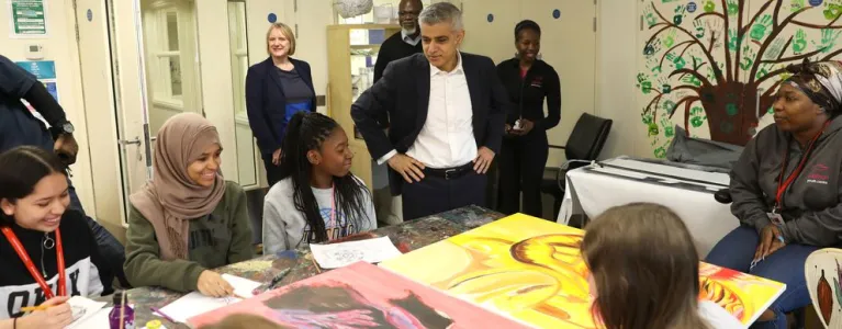 Mayor's Young Londoners Fund Salmon Centre visit