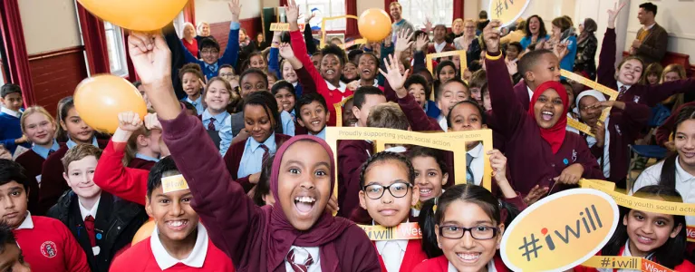 A school of young students for 'I will week'