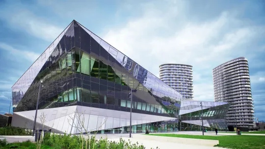 City Hall, the Crystal building at Royal Docks in London