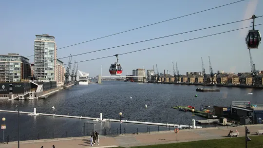 View from City Hall, Royal Docks