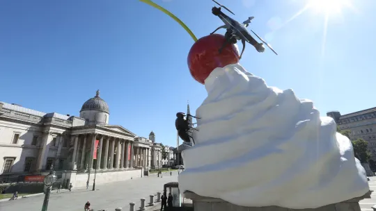 The Fourth Plinth, The End by Heather Phillipson