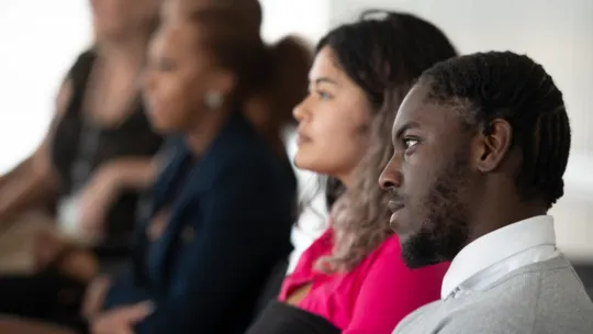 Young people at VRU event