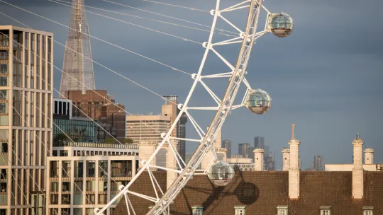 London Eye in foreground